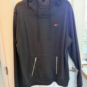 Aviator Nation Ninja Dark Gray Hoodie with Logo